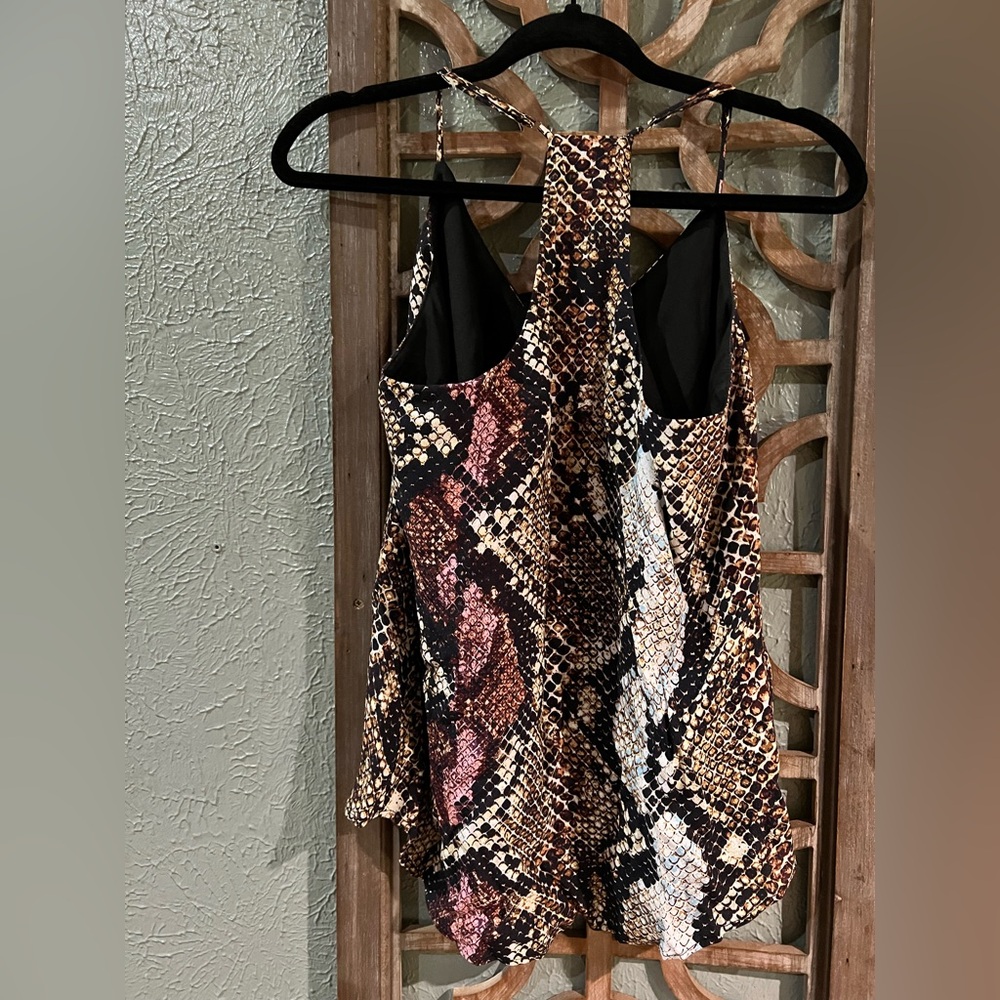 Lavender Brown Python Print Camisole - image 2